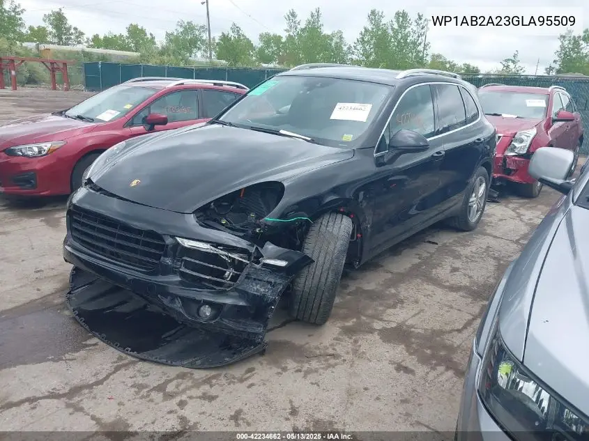2016 Porsche Cayenne S VIN: WP1AB2A23GLA95509 Lot: 42234662