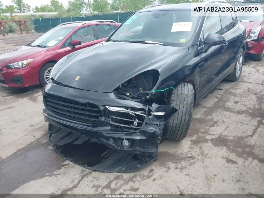 2016 Porsche Cayenne S VIN: WP1AB2A23GLA95509 Lot: 42234662