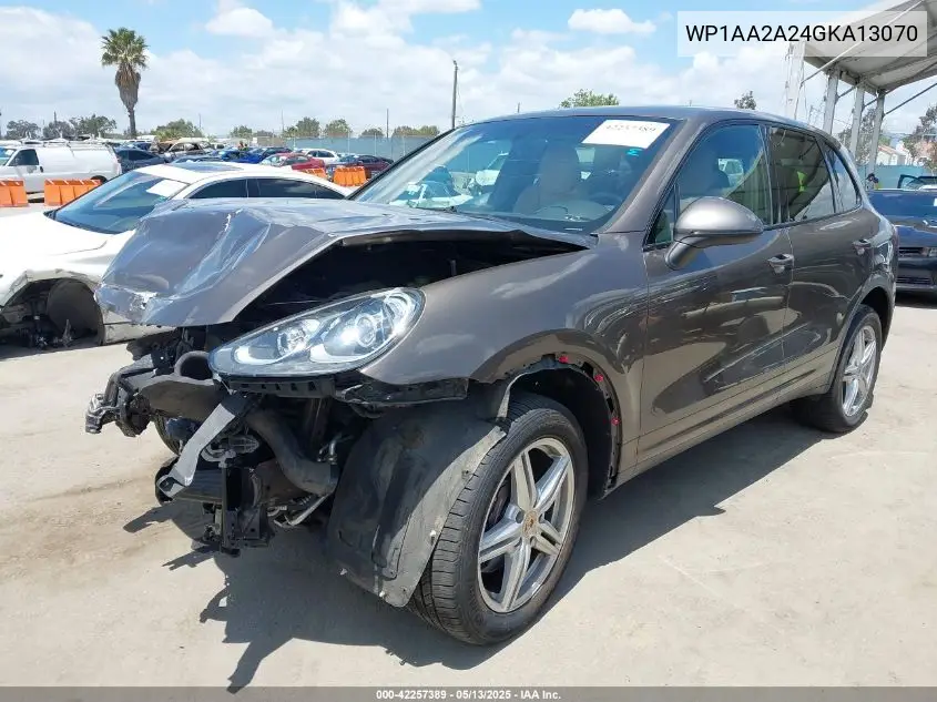 2016 Porsche Cayenne VIN: WP1AA2A24GKA13070 Lot: 42257389