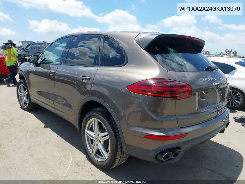 2016 Porsche Cayenne VIN: WP1AA2A24GKA13070 Lot: 42257389