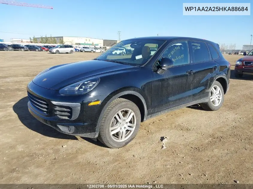 2017 Porsche Cayenne VIN: WP1AA2A25HKA88684 Lot: 12302708