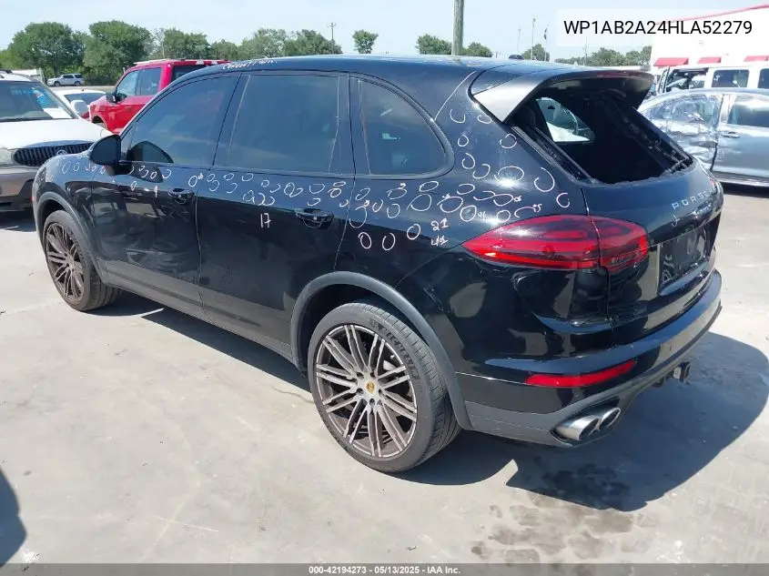 2017 Porsche Cayenne S VIN: WP1AB2A24HLA52279 Lot: 42194273