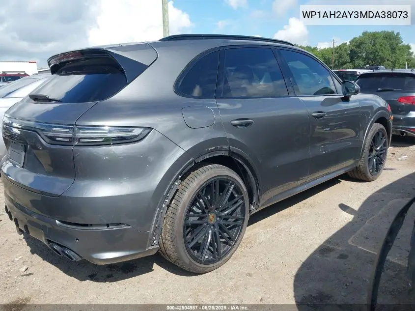 2021 Porsche Cayenne E-Hybrid Turbo S VIN: WP1AH2AY3MDA38073 Lot: 42504987