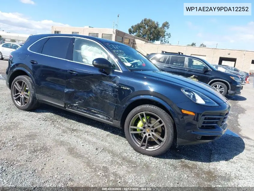 2023 Porsche Cayenne E-Hybrid Platinum Edition VIN: WP1AE2AY9PDA12252 Lot: 42243506