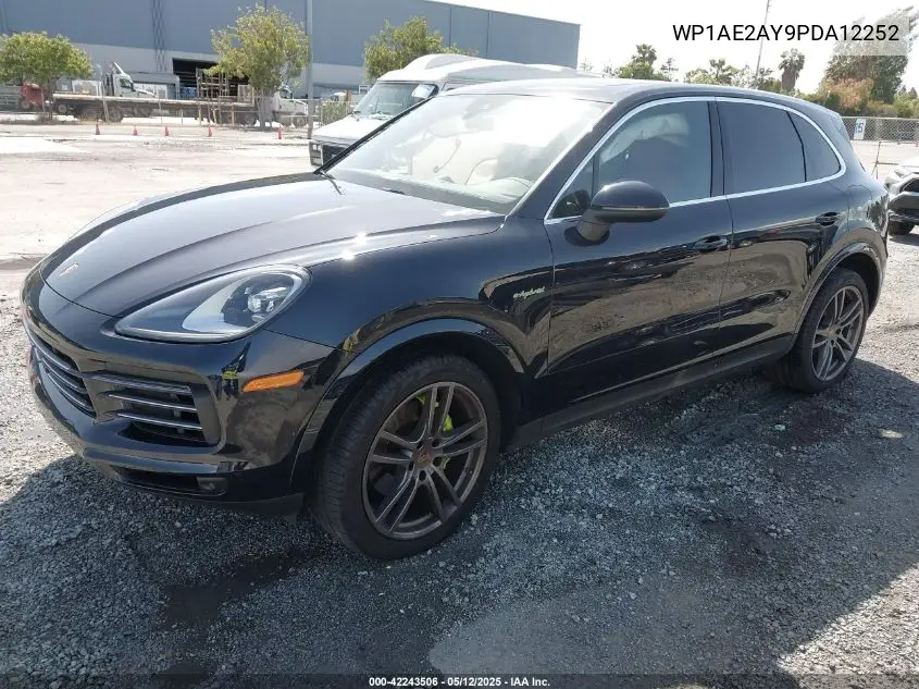 2023 Porsche Cayenne E-Hybrid Platinum Edition VIN: WP1AE2AY9PDA12252 Lot: 42243506