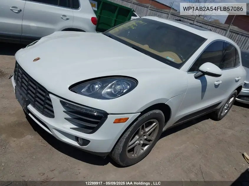 2015 Porsche Macan S VIN: WP1AB2A54FLB57086 Lot: 12299917