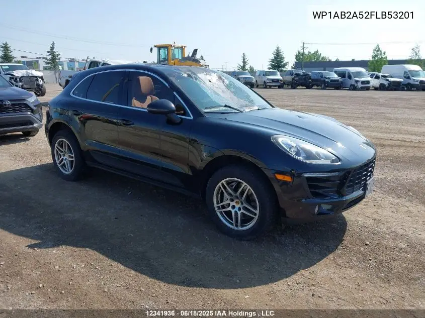 2015 Porsche Macan S VIN: WP1AB2A52FLB53201 Lot: 12341936