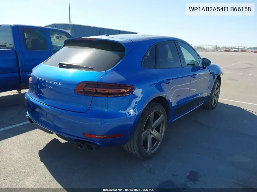 2015 Porsche Macan S VIN: WP1AB2A54FLB66158 Lot: 42241701