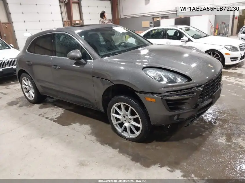 2015 Porsche Macan S VIN: WP1AB2A55FLB72230 Lot: 42242810