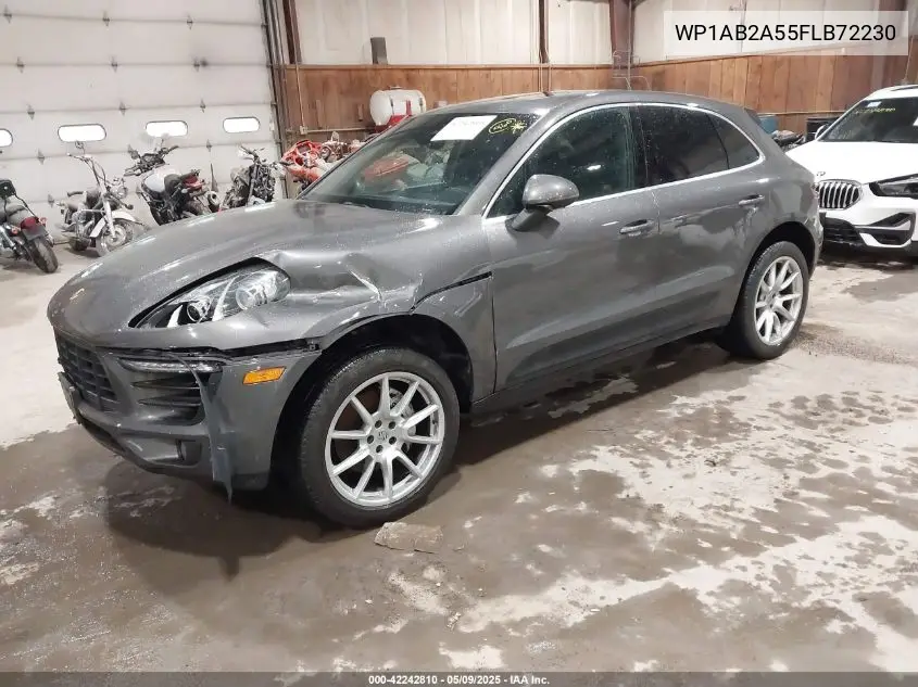 2015 Porsche Macan S VIN: WP1AB2A55FLB72230 Lot: 42242810