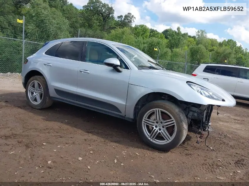 2015 Porsche Macan S VIN: WP1AB2A5XFLB59652 Lot: 42626960