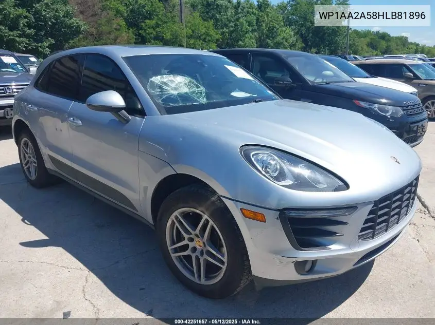 2017 Porsche Macan VIN: WP1AA2A58HLB81896 Lot: 42251657