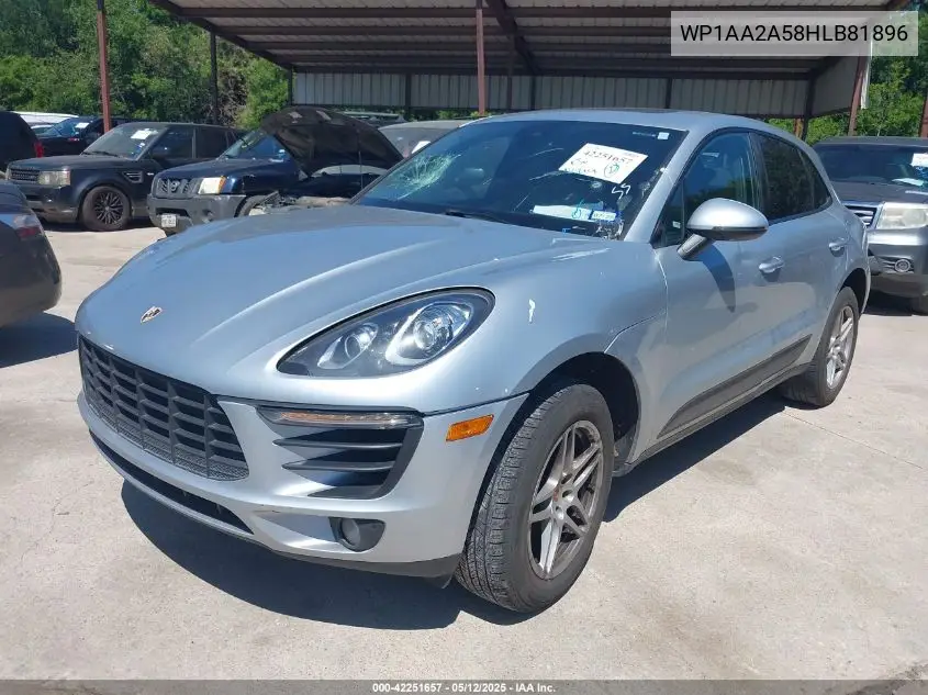 2017 Porsche Macan VIN: WP1AA2A58HLB81896 Lot: 42251657