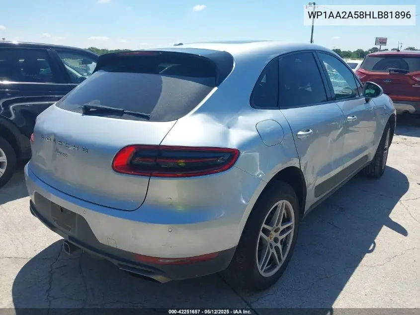 2017 Porsche Macan VIN: WP1AA2A58HLB81896 Lot: 42251657