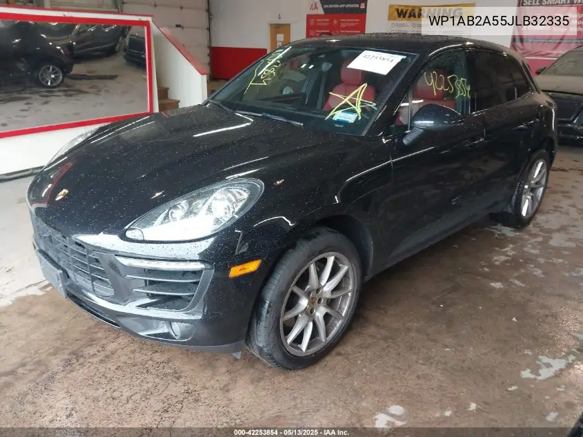 2018 Porsche Macan S VIN: WP1AB2A55JLB32335 Lot: 42253854