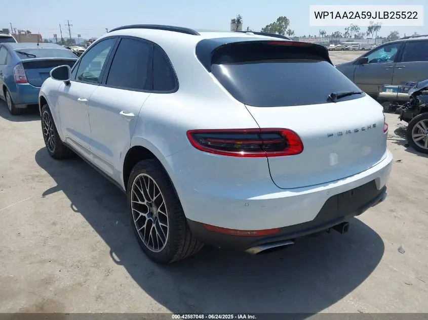 2018 Porsche Macan Sport Edition VIN: WP1AA2A59JLB25522 Lot: 42587048