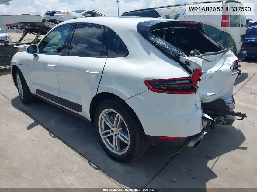 2018 Porsche Macan S VIN: WP1AB2A52JLB37590 Lot: 42590662
