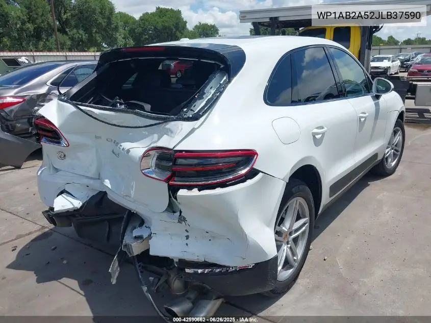 2018 Porsche Macan S VIN: WP1AB2A52JLB37590 Lot: 42590662