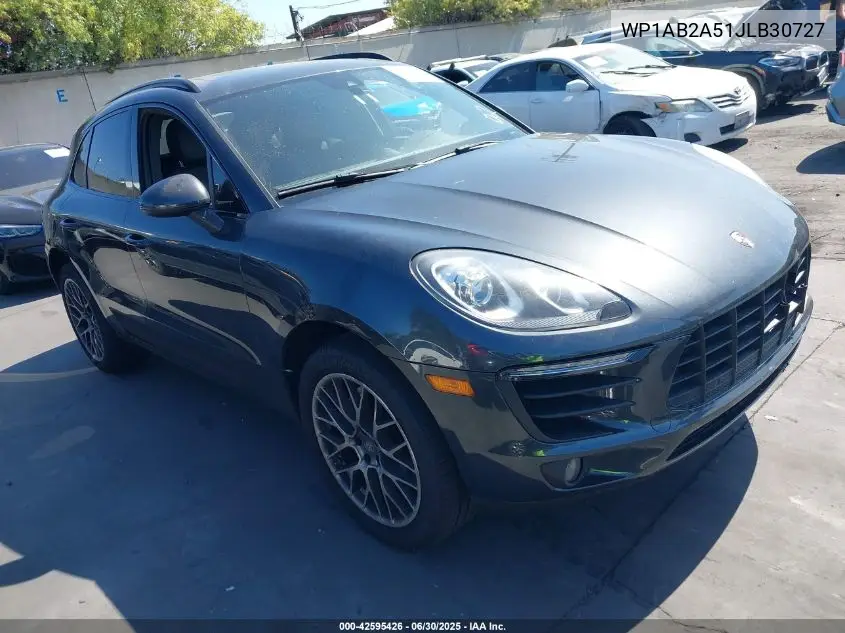 2018 Porsche Macan S VIN: WP1AB2A51JLB30727 Lot: 42595426