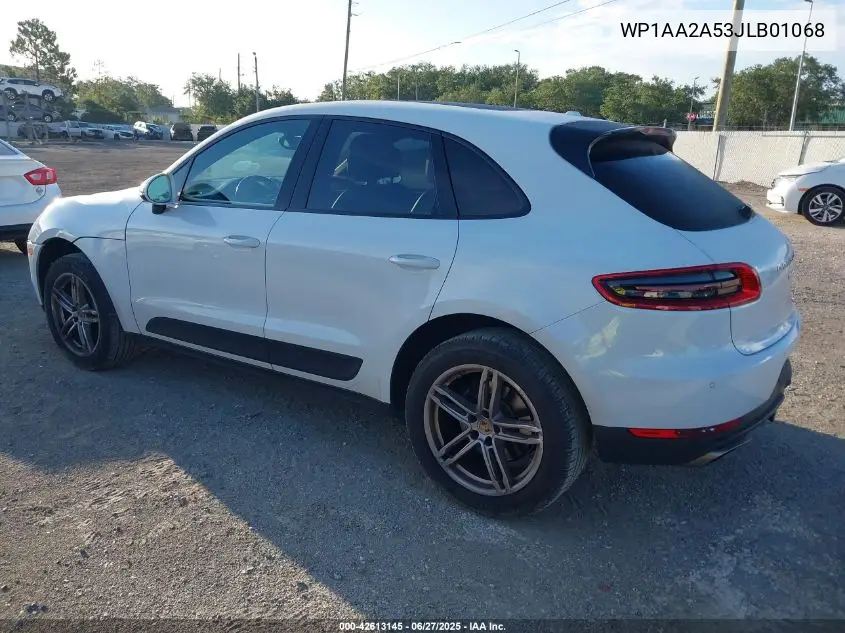 2018 Porsche Macan Sport Edition VIN: WP1AA2A53JLB01068 Lot: 42613145