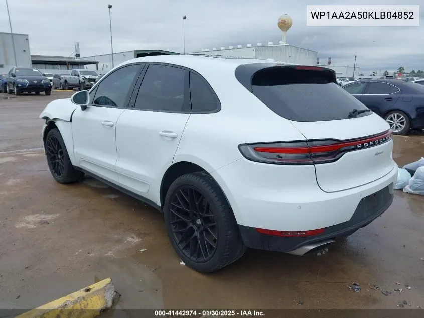2019 Porsche Macan VIN: WP1AA2A50KLB04852 Lot: 41442974