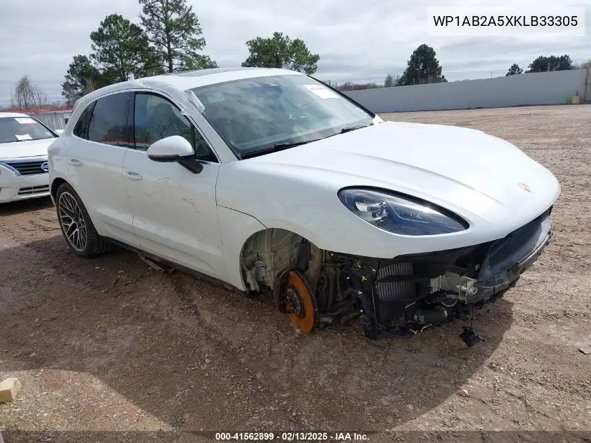 2019 Porsche Macan S VIN: WP1AB2A5XKLB33305 Lot: 41562899