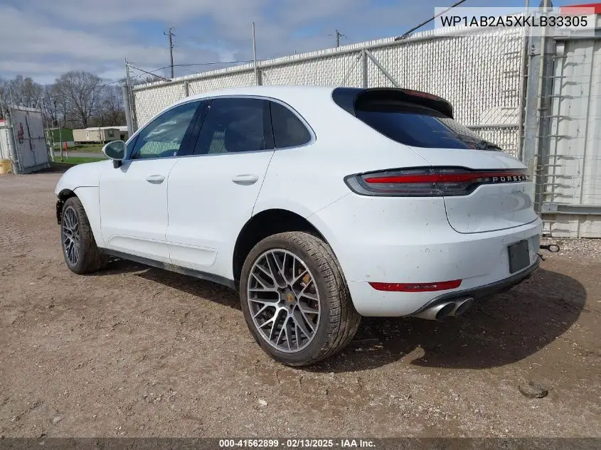 2019 Porsche Macan S VIN: WP1AB2A5XKLB33305 Lot: 41562899