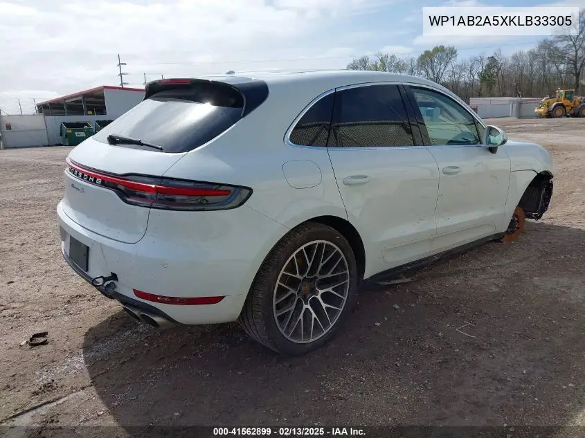 2019 Porsche Macan S VIN: WP1AB2A5XKLB33305 Lot: 41562899