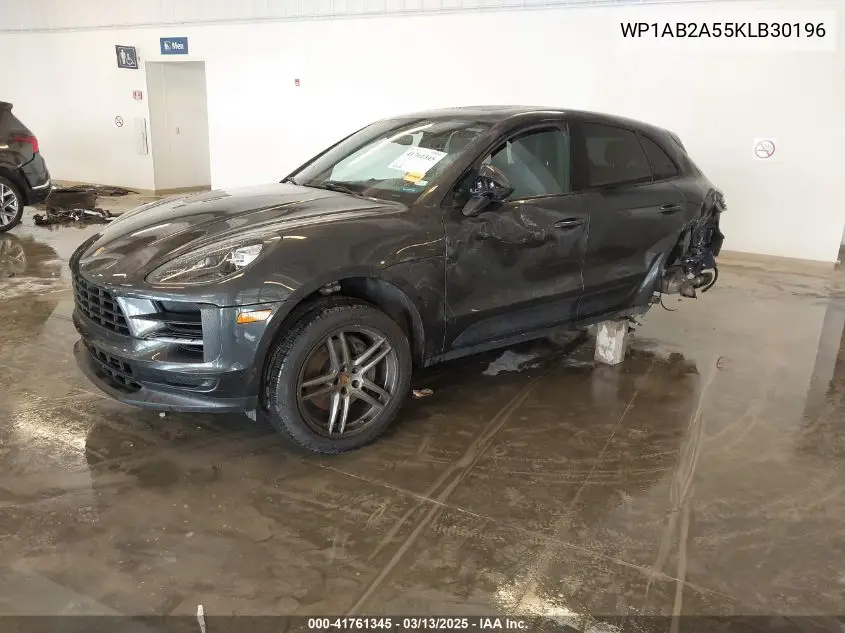 2019 Porsche Macan S VIN: WP1AB2A55KLB30196 Lot: 41761345