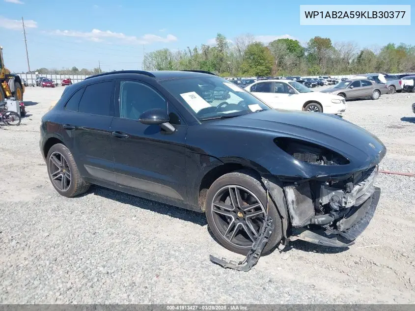 2019 Porsche Macan S VIN: WP1AB2A59KLB30377 Lot: 41913427