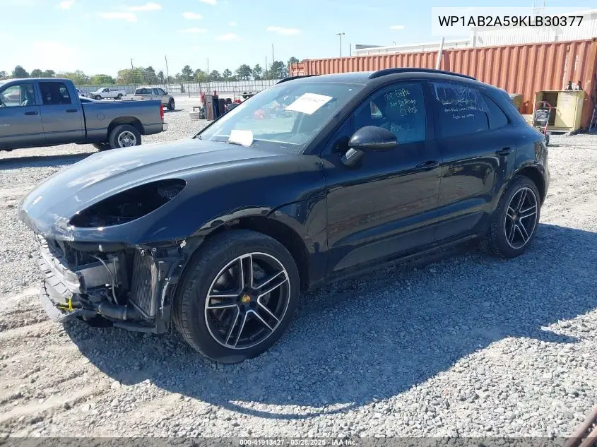 2019 Porsche Macan S VIN: WP1AB2A59KLB30377 Lot: 41913427