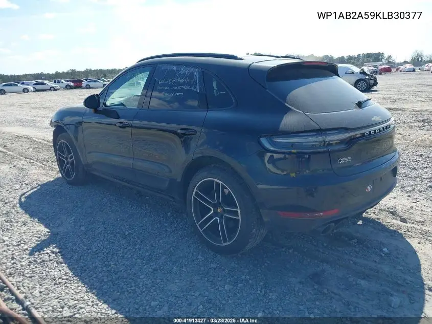 2019 Porsche Macan S VIN: WP1AB2A59KLB30377 Lot: 41913427