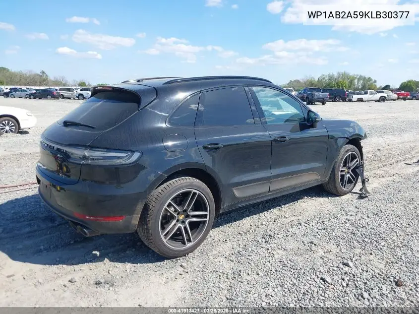 2019 Porsche Macan S VIN: WP1AB2A59KLB30377 Lot: 41913427