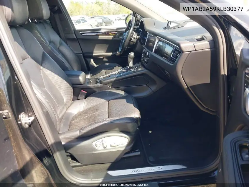 2019 Porsche Macan S VIN: WP1AB2A59KLB30377 Lot: 41913427