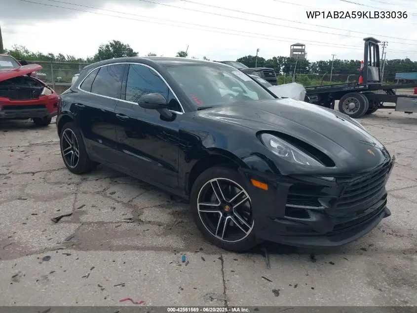 2019 Porsche Macan S VIN: WP1AB2A59KLB33036 Lot: 42561569