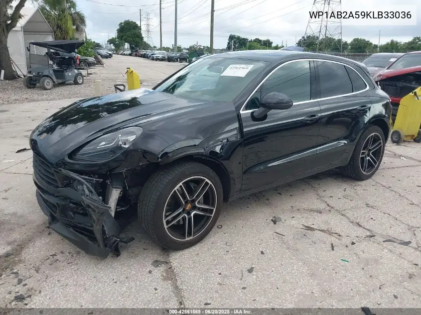 2019 Porsche Macan S VIN: WP1AB2A59KLB33036 Lot: 42561569