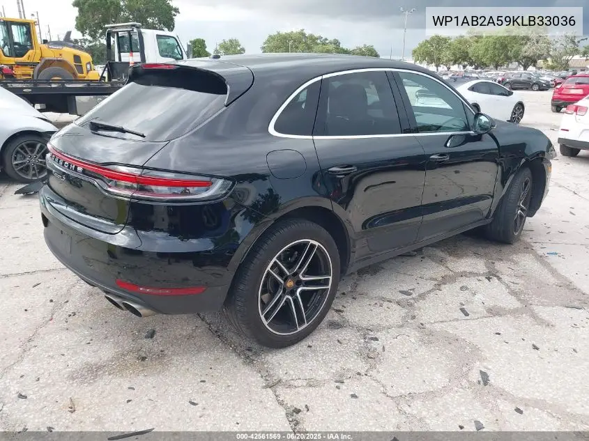 2019 Porsche Macan S VIN: WP1AB2A59KLB33036 Lot: 42561569
