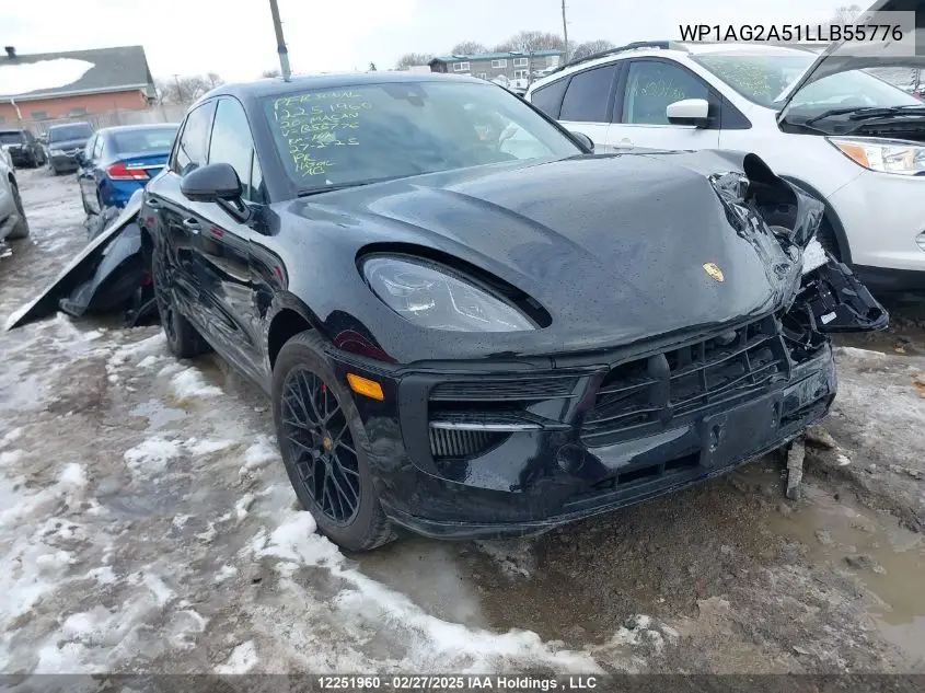 2020 Porsche Macan Gts VIN: WP1AG2A51LLB55776 Lot: 12251960