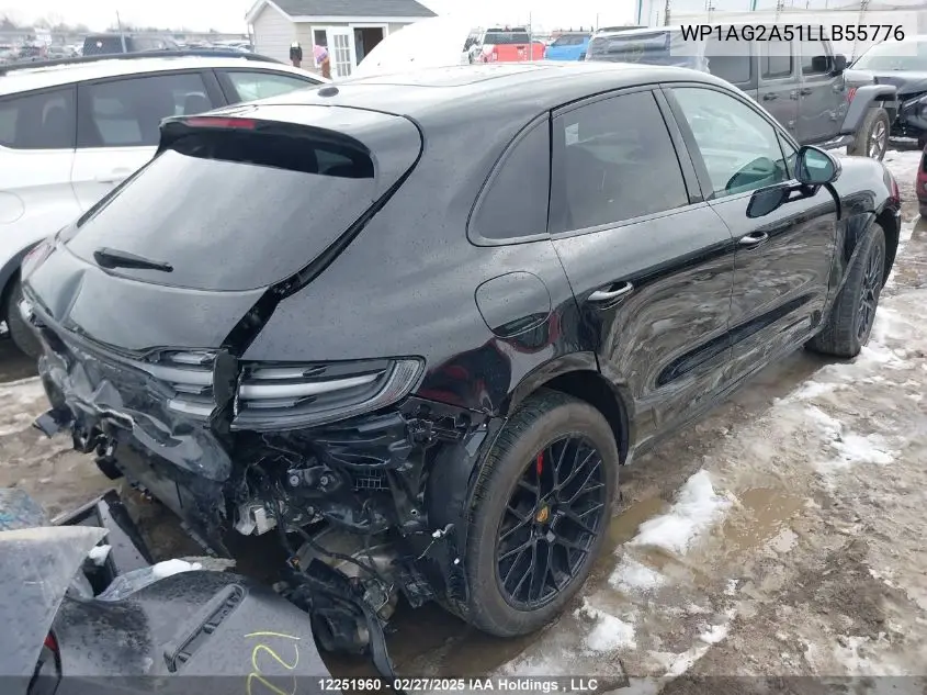 2020 Porsche Macan Gts VIN: WP1AG2A51LLB55776 Lot: 12251960