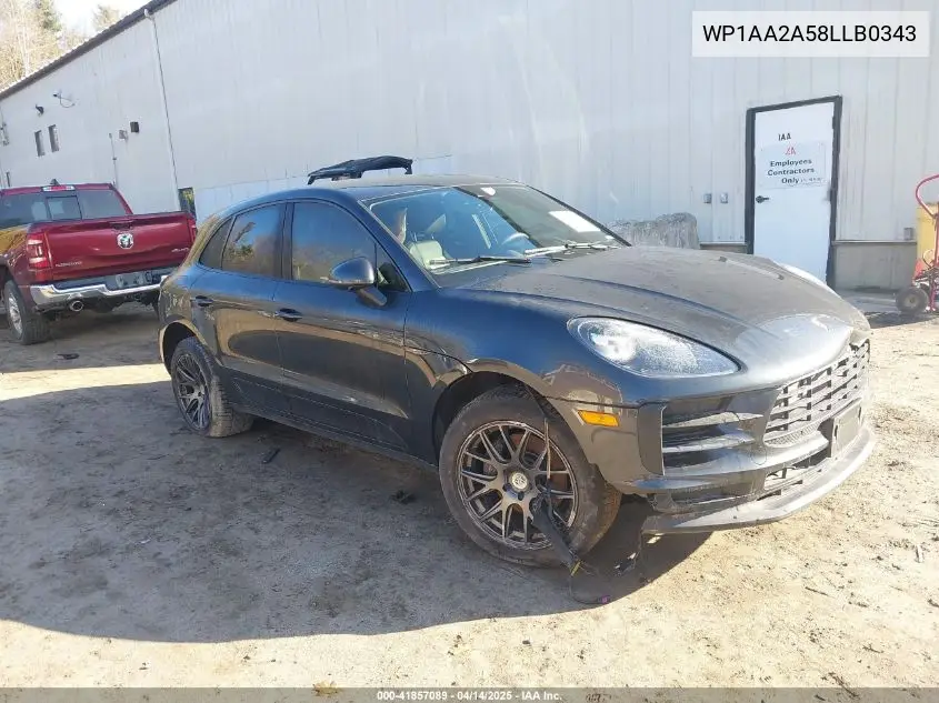 2020 Porsche Macan VIN: WP1AA2A58LLB03434 Lot: 41857089