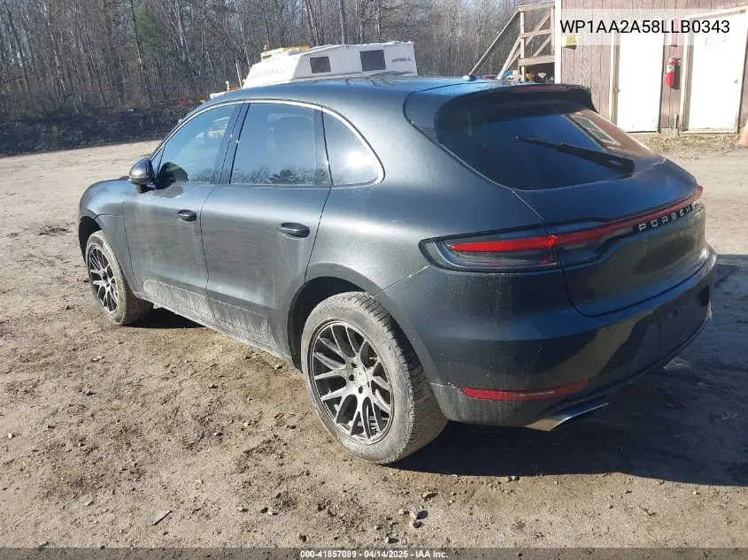 2020 Porsche Macan VIN: WP1AA2A58LLB03434 Lot: 41857089