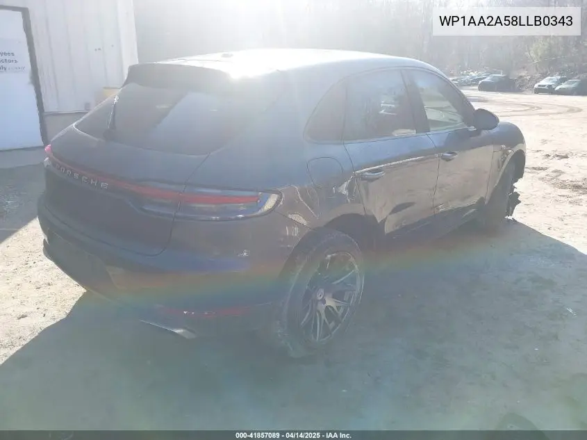 2020 Porsche Macan VIN: WP1AA2A58LLB03434 Lot: 41857089