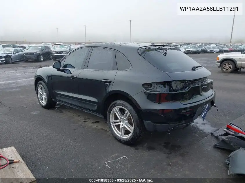 2020 Porsche Macan VIN: WP1AA2A58LLB11291 Lot: 41858353