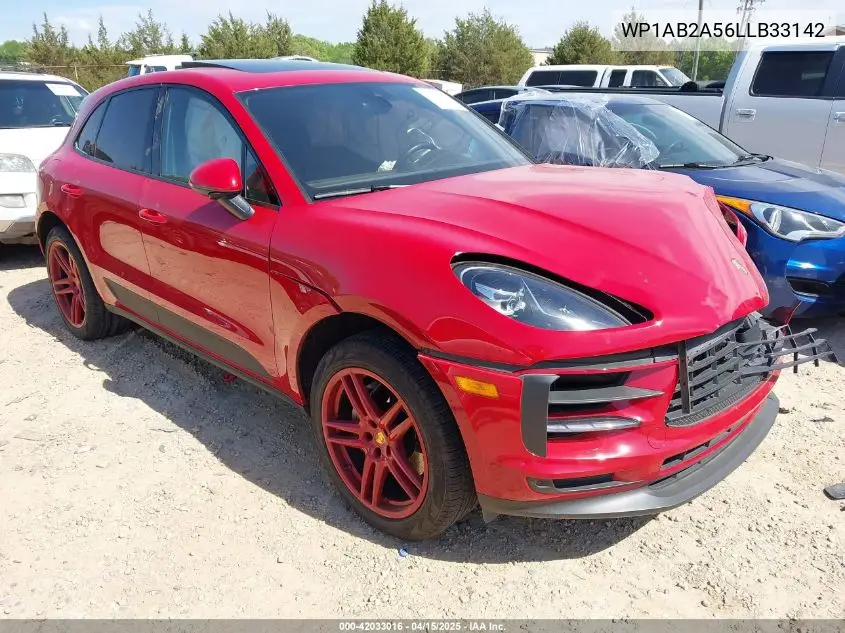 2020 Porsche Macan S VIN: WP1AB2A56LLB33142 Lot: 42033016