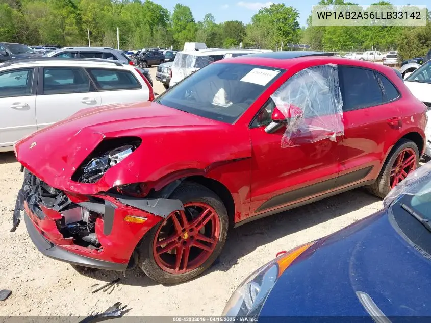 2020 Porsche Macan S VIN: WP1AB2A56LLB33142 Lot: 42033016