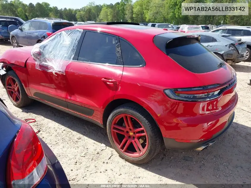 2020 Porsche Macan S VIN: WP1AB2A56LLB33142 Lot: 42033016