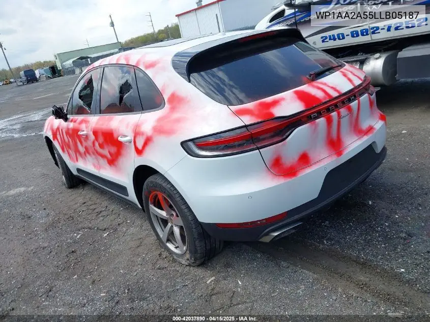 2020 Porsche Macan VIN: WP1AA2A55LLB05187 Lot: 42037890