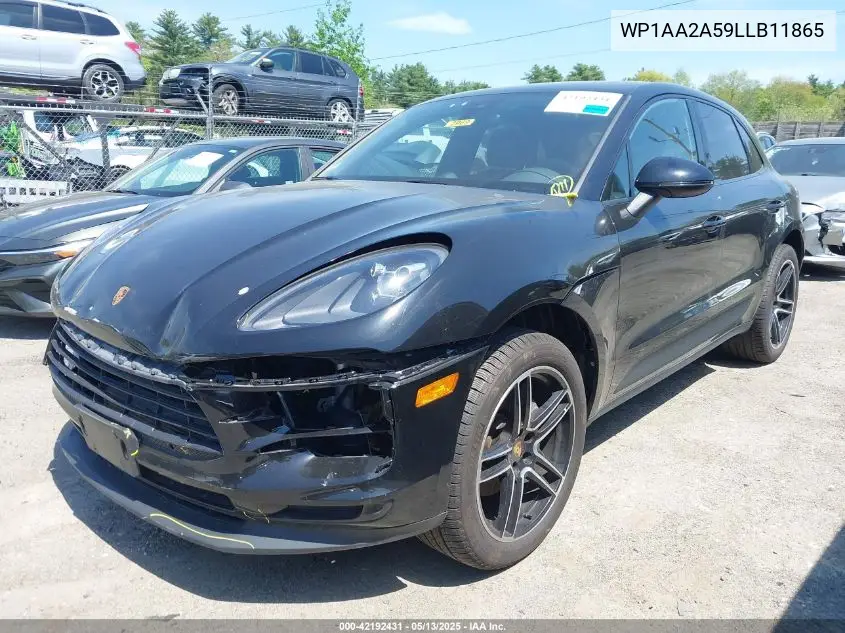 2020 Porsche Macan VIN: WP1AA2A59LLB11865 Lot: 42192431