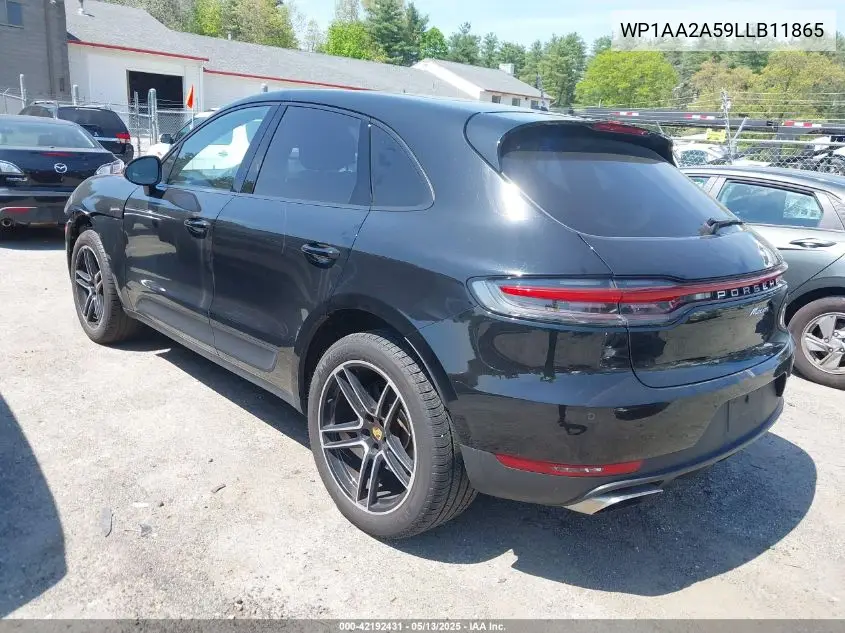 2020 Porsche Macan VIN: WP1AA2A59LLB11865 Lot: 42192431
