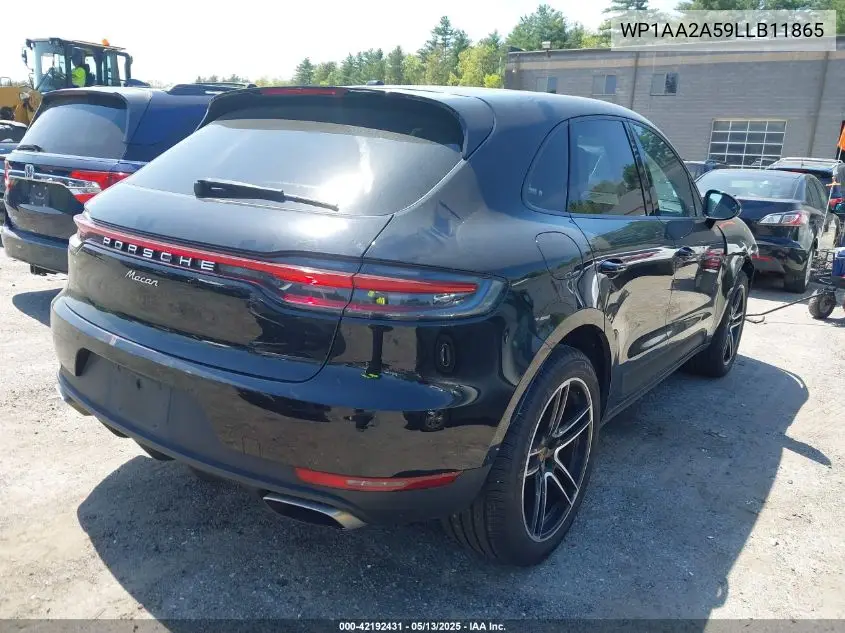 2020 Porsche Macan VIN: WP1AA2A59LLB11865 Lot: 42192431